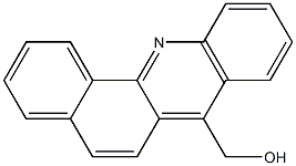 7-(Hydroxymethyl)benz[c]acridine Struktur