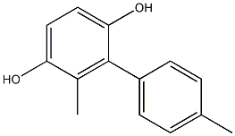 2-(4-Methylphenyl)-3-methylbenzene-1,4-diol Struktur