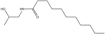 N-(2-Hydroxypropyl)undecanamide Struktur