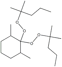 2,6-Dimethyl-1,1-bis(1,1-dimethylbutylperoxy)cyclohexane Struktur