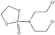 2-[Bis(2-chloroethyl)amino]-1,3,2-dioxaphospholane 2-oxide Struktur