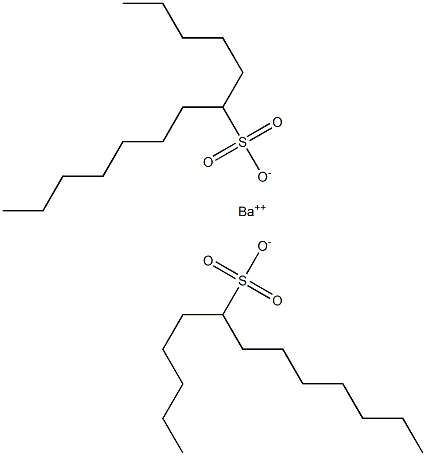 Bis(tridecane-6-sulfonic acid)barium salt Struktur