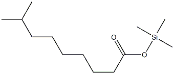 8-Methylnonanoic acid trimethylsilyl ester Struktur