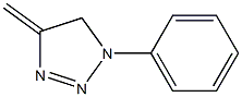 4,5-Dihydro-4-methylene-1-phenyl-1H-1,2,3-triazole Struktur