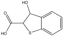 2,3-Dihydro-3-hydroxybenzo[b]thiophene-2-carboxylic acid Struktur