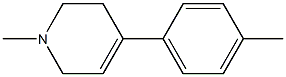 1-Methyl-4-(4-methylphenyl)-1,2,3,6-tetrahydropyridine Struktur