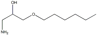 1-Amino-3-hexyloxy-2-propanol Struktur