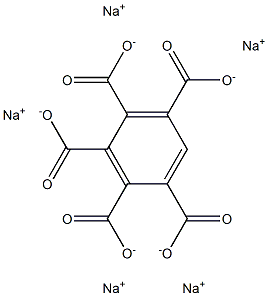 1,2,3,4,5-Benzenepentacarboxylic acid pentasodium salt Struktur