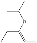 (Z)-3-(Isopropyloxy)-2-pentene Struktur