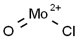 Molybdenum(V) oxychloride Struktur