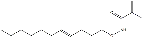 N-(4-Undecenyloxy)methacrylamide Struktur