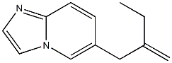 6-(2-Methylenebutyl)imidazo[1,2-a]pyridine Struktur