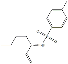 N-[(S)-1-Isopropenylpentyl]-4-methylbenzenesulfonamide Struktur