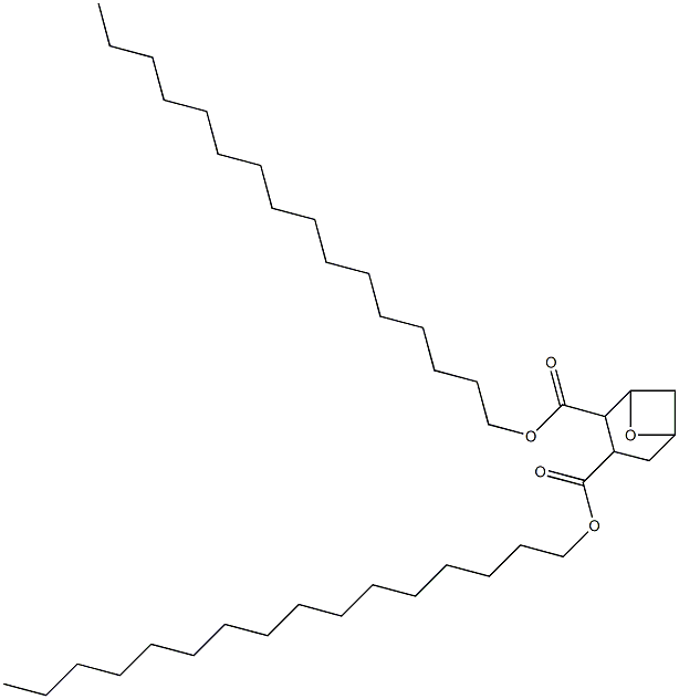 7-Oxabicyclo[3.1.1]heptane-2,3-dicarboxylic acid dihexadecyl ester Struktur