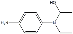 N-Ethyl-N-(1-hydroxyethyl)-p-phenylenediamine Struktur