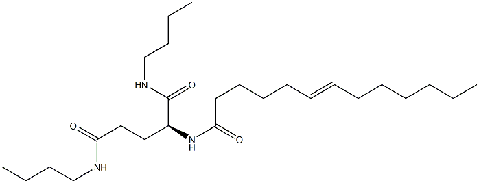 N2-(6-Tridecenoyl)-N1,N5-dibutylglutaminamide Struktur