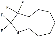 Octahydro-2,2,3,3-tetrafluoro-2H-cyclohepta[b]thiophene Struktur