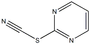 2-Pyrimidinyl thiocyanate Struktur