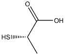 (2S)-2-Mercaptopropanoic acid Struktur