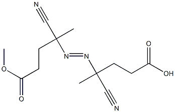 4,4'-Azobis(4-cyanopentanoic acid methyl) ester Struktur