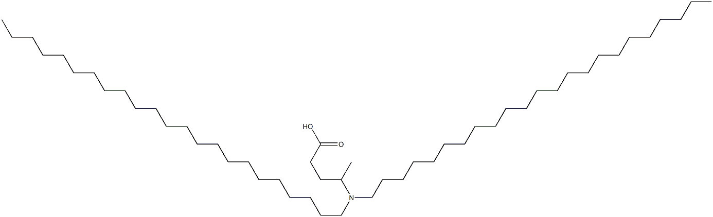 4-(Ditricosylamino)valeric acid Struktur