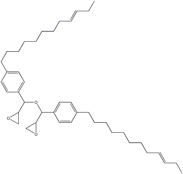 4-(9-Dodecenyl)phenylglycidyl ether Struktur