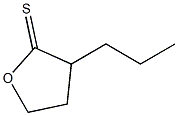 4,5-Dihydro-3-propyl-2(3H)-furanthione Struktur