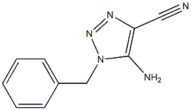 1-Benzyl-5-amino-1H-1,2,3-triazole-4-carbonitrile Struktur