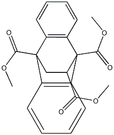 9,10-Dihydro-9,10-ethanoanthracene-9,10,11-tricarboxylic acid trimethyl ester Struktur