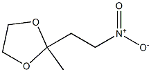 2-(2-Nitroethyl)-2-methyl-1,3-dioxolane Struktur