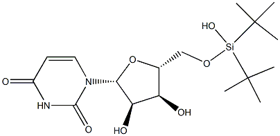 5'-O-(Di-tert-butylhydroxysilyl)uridine Struktur