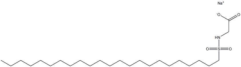 N-Tricosylsulfonylglycine sodium salt Struktur