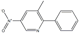 3-Nitro-5-methyl-6-phenylpyridine Struktur