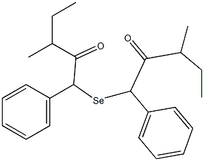 (2-Methylbutyryl)benzyl selenide Struktur