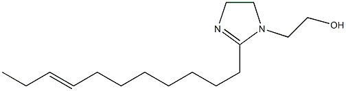 2-(8-Undecenyl)-2-imidazoline-1-ethanol Struktur