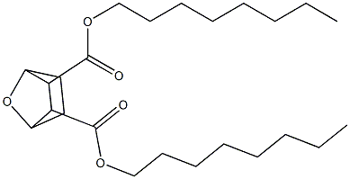 7-Oxabicyclo[2.2.1]heptane-2,3-dicarboxylic acid dioctyl ester Struktur