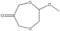 2-Methoxy-1,4-dioxepan-6-one Struktur