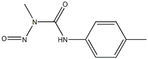 1-Methyl-1-nitroso-3-(p-tolyl)urea Struktur