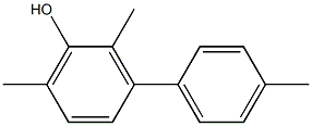 2,6-Dimethyl-3-(4-methylphenyl)phenol Struktur