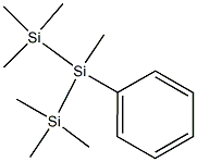 Methylphenylbis(trimethylsilyl)silane Struktur