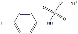 (4-Fluorophenyl)sulfamic acid sodium salt Struktur