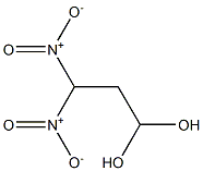 3,3-Dinitro-1,1-propanediol Struktur