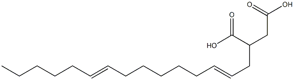 (2,9-Pentadecadienyl)succinic acid Struktur