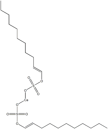 Bis[(1-undecenyloxy)sulfonyloxy]calcium Struktur