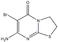 7-Amino-6-bromo-2,3-dihydro-5H-thiazolo[3,2-a]pyrimidin-5-one Struktur