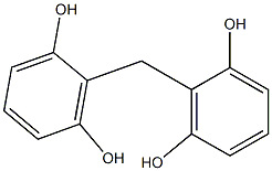 2,2'-Methylenebis(1,3-benzenediol) Struktur