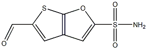 5-Formylthieno[2,3-b]furan-2-sulfonamide Struktur