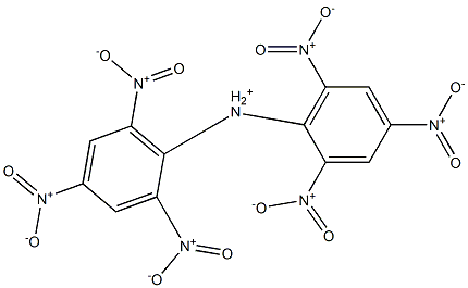 Di(2,4,6-trinitrophenyl)aminium Struktur