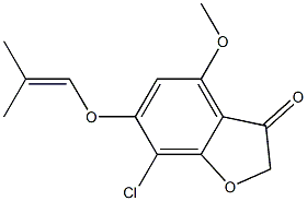 (2Z)-7-Chloro-4,6-dimethoxy-2-propylidenebenzofuran-3(2H)-one Struktur