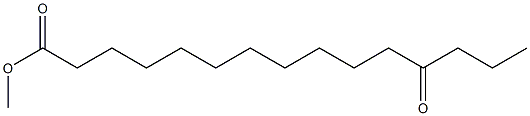 12-Oxopentadecanoic acid methyl ester Struktur